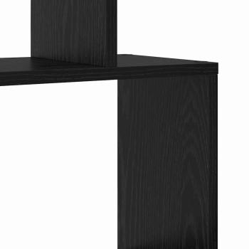Bücherregal Schwarz Eiche 70x24x193.5 cm Ingenieure Holz