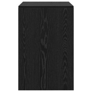 Schreibtisch Schwarzes Eichenholz Holzwerkstoff 100 x 50 x 76 cm