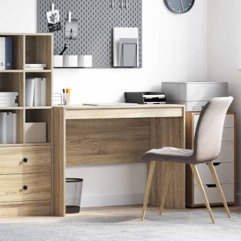 ARDEBO.de - Schreibtisch Sonoma-Eiche MDF mit Sonoma-Eichenfurnier