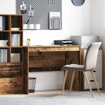 ARDEBO.de - Rustikaler Schreibtisch Altholz Massivholz 100 x 50 x 76 cm