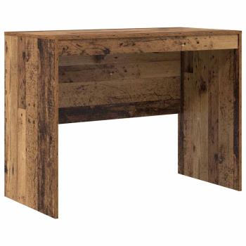 Rustikaler Schreibtisch Altholz Massivholz 100 x 50 x 76 cm
