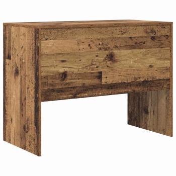 Rustikaler Schreibtisch Altholz Massivholz 100 x 50 x 76 cm
