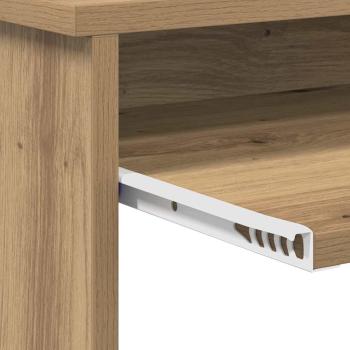 Schreibtisch mit Stauraum Kunsthandwerker Eiche 120,5 x 44 x 88,5 cm Holzwerkstoff