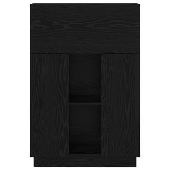 Schreibtisch aus schwarzem Eichenholz Schwarzes Eichenholz