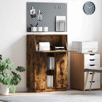 ARDEBO.de - Geräucherter Eichen-Schreibtisch Geräucherte Eiche Holzwerkstoff