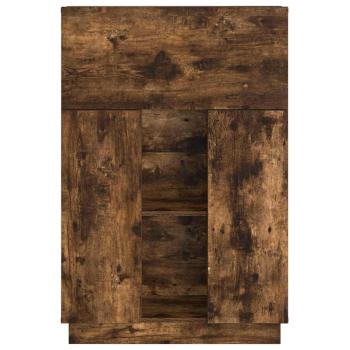 Geräucherter Eichen-Schreibtisch Geräucherte Eiche Holzwerkstoff