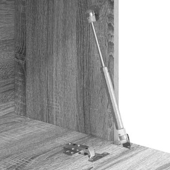 Grauer Schreibtisch Grau Sonoma Holzwerkstoff Groß