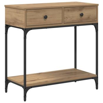 Konsolentisch Eiche 75x34.5x75 cm Holzwerkstoff