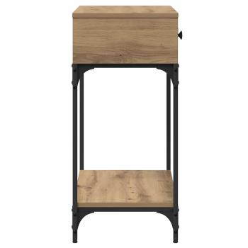Konsolentisch Eiche 75x34.5x75 cm Holzwerkstoff