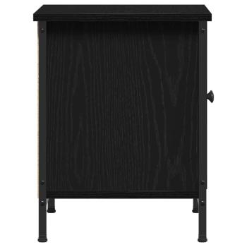 Schwarz Eiche TV-Unterschrank Schwarz Eiche Holzwerkstoff
