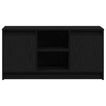 Unterhaltungszentrum Schwarze Eiche Holzwerkstoff Mittel