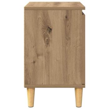 Eichenholz Nachttisch Eichenholz MDF 40 x 30 x 50 cm Nachttisch