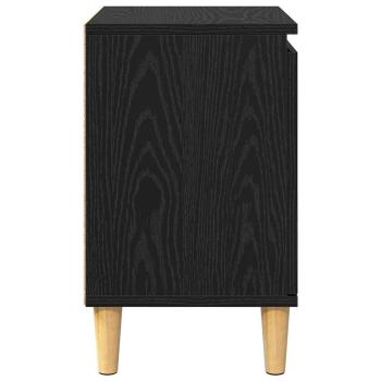 Schwarzer Eichen Nachttisch Schwarze Eiche Holzwerkstoff