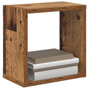 Wandregale Altes Holz Massivholz Altholz 26 x 15 x 26 cm