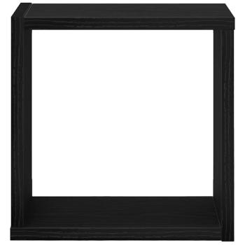Wandmontierte Regale Schwarze Eiche Holzwerkstoff 26 x 15 x 26 cm