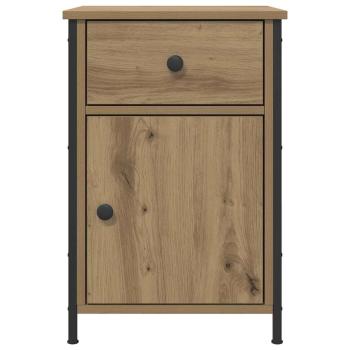 Nachttische 2 Stk Artisan Eiche 40x42x60 cm Holzwerkstoff