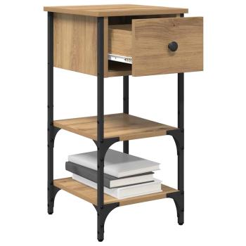 Nachttisch 2 Stk. Braun 33,5 x 36 x 70 cm Holzwerkstoff