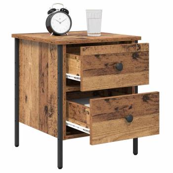 Nachttisch Alter Holz 40x42x50 cm