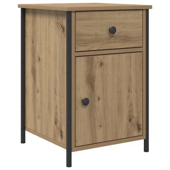 Nachttisch Eichenholz 40x42x60 cm Holzwerkstoff