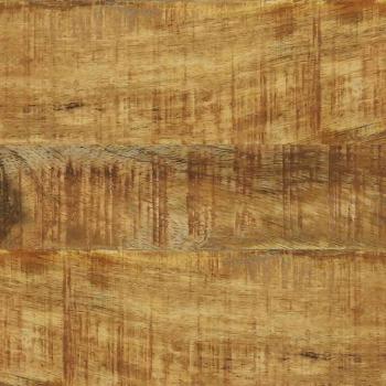 Stauraumbank mit Canvas 80x35x40 cm Massivholz Mango