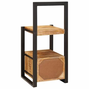 Valet Stand 40x40x90 cm Solid Rough Wood Mango