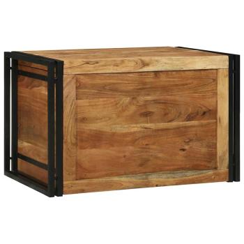 Aufbewahrungskiste 80x50x50 cm Massivholz Akazie