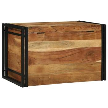 Aufbewahrungskiste 80x50x50 cm Massivholz Akazie