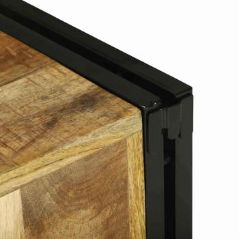 Weinregal 34,5 x 35 x 39 cm aus massivem rohen Mango
