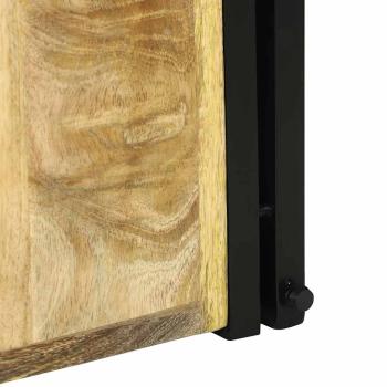 Weinregal 34,5 x 35 x 39 cm aus massivem rohen Mango