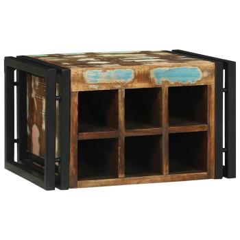 ARDEBO.de - Weinregal 46x35x27,5 cm Massivholz Altholz