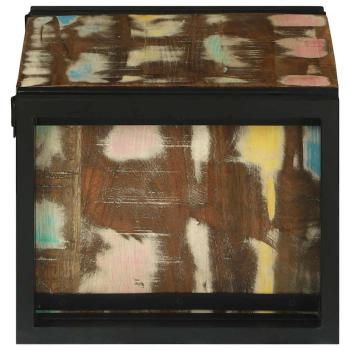 Weinregal 46x35x27,5 cm Massivholz Altholz