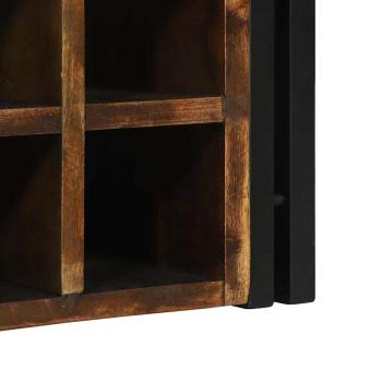 Weinregal 46x35x27,5 cm Massivholz Altholz