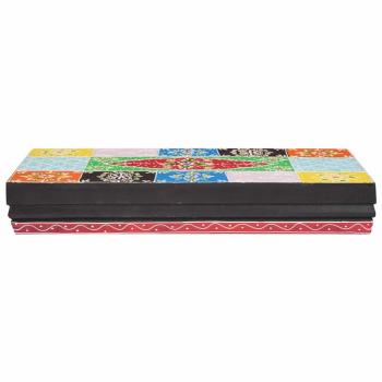 ARDEBO.de - Wandregale 2 Stück 40x20x6 cm Massivholz Mango