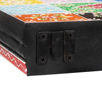 Wandregale 2 Stück 40x20x6 cm Massivholz Mango