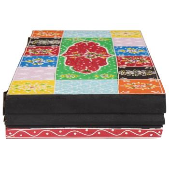 3-teiliges Wandregal-Set 100x20x6 cm aus Mangoholz