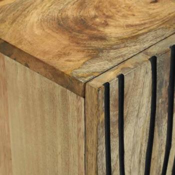 TV-Schrank 105x33,5x46 cm Massivholz Mango und engineered Holz