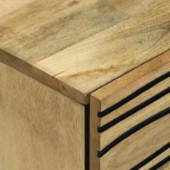 Nachttisch 50x33x60 cm Massivholz Mango