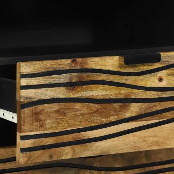 Nachttisch 50x33x60 cm Massivholz Mango