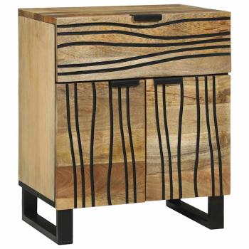 ARDEBO.de - Nachttisch 50x33x60 cm Massivholz Mango