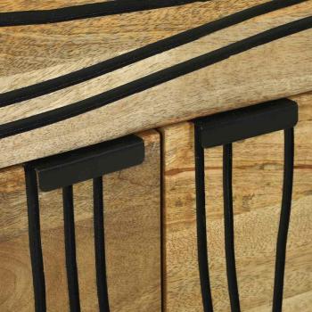 Nachttisch 50x33x60 cm Massivholz Mango