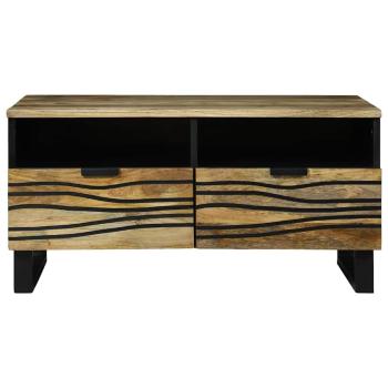 Couchtisch 80x54x40 cm aus massivem Mangoholz