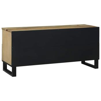 TV-Schrank 100x33.5x46 cm aus massivem Mangoholz