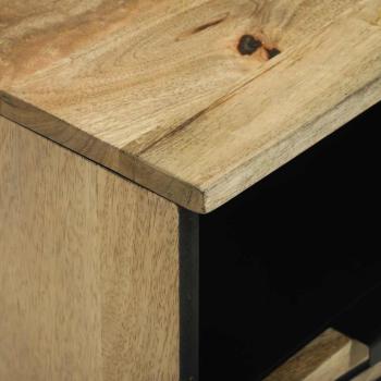 TV-Schrank 100x33.5x46 cm aus massivem Mangoholz