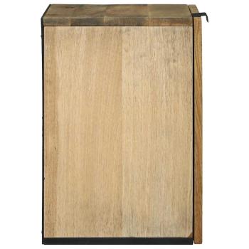 Badezimmerschrank 38x33.5x48 cm Massivholz Mango & Holzwerkstoffe