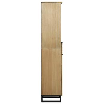 Badezimmerschrank 38x33.5x160 cm Massivholz Mango