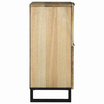 Sideboard 60x33.5x75 cm Massivholz Mango und Holzwerkstoff