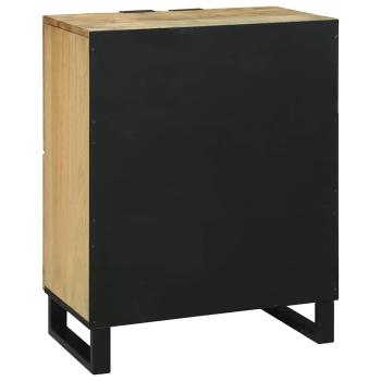 Sideboard 60x33.5x75 cm Massivholz Mango und Holzwerkstoff