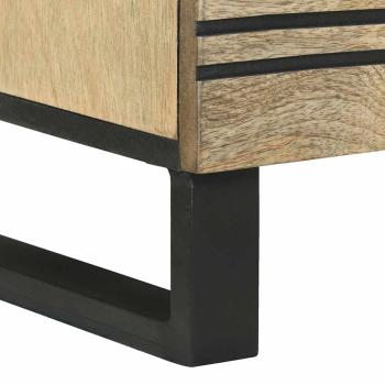 Sideboard 80x33.5x75 cm Massivholz Mango