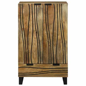 Highboard 60x33.5x100 cm Massivholz Mango