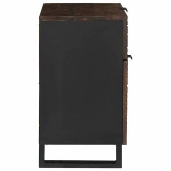 Nachttisch 50x33x60 cm aus Massivwalnuss